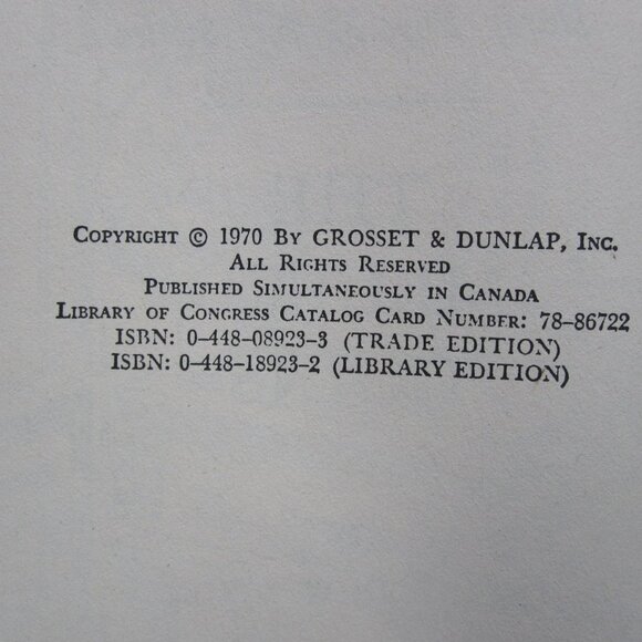 1970 The Hardy Boys 'Blue Back' H/C Book: #23 The Melted Coins - Picture 6 of 6